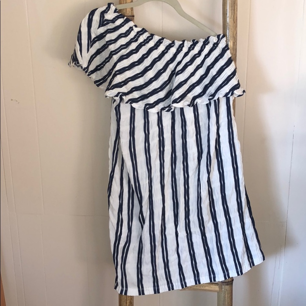 Maven west one shoulder dress